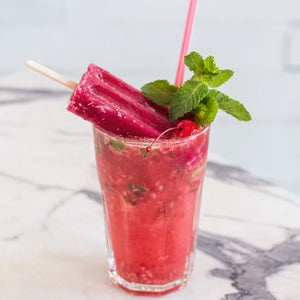 Pink Frozen Lemonade at Keik Restaurant Miami