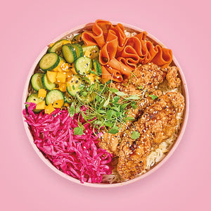 Asian Chicken Bowl at Keik Restaurant Miami