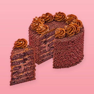 Chocolate & Dulce de Leche Layers Cake at Keik Restaurant Miami