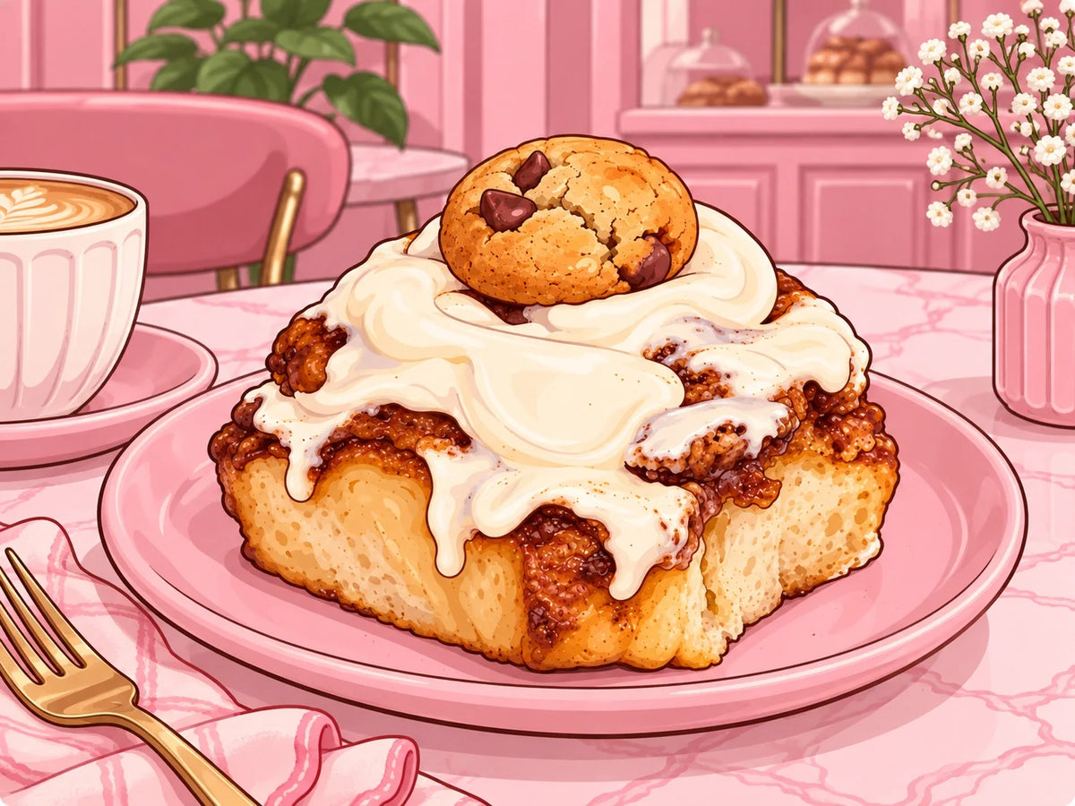 Treatyoselfeverywhere x Keik: Cookie Cinnamon Roll, Limited Time Edition