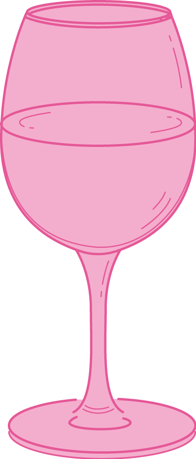 Glass of wine during Happy Hour at Keik Restaurant