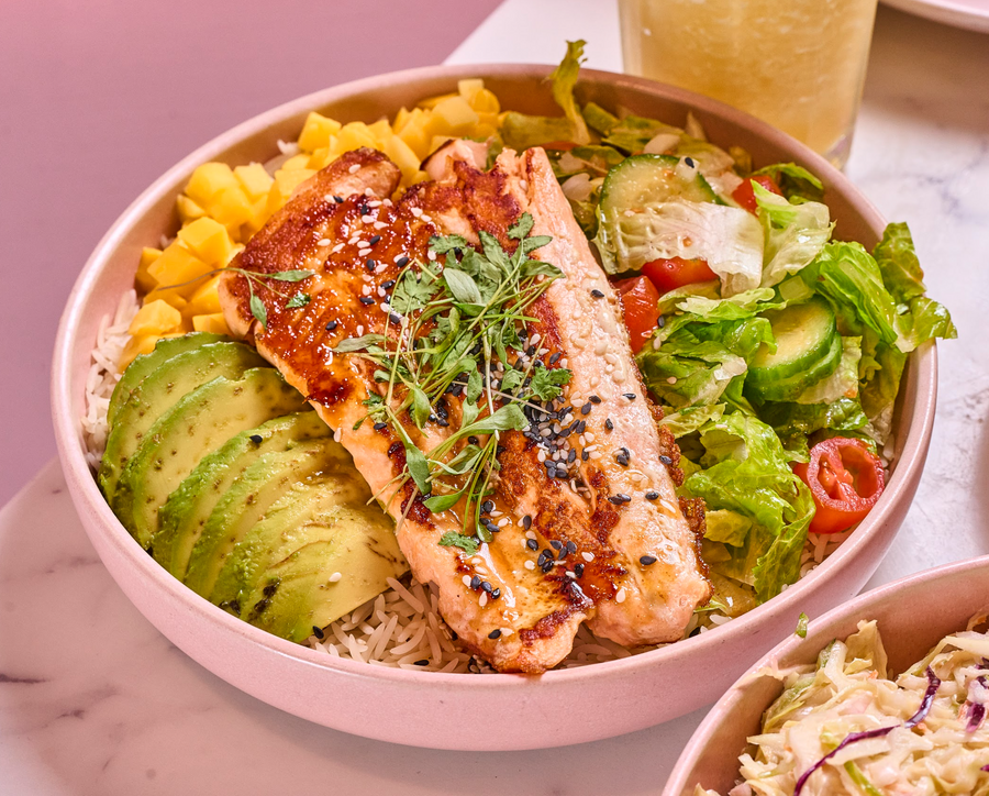 Grilled Salmon Bowl