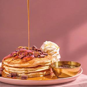 Buttermilk Pancakes with Chocolate Chunks at Keik Restaurant Miami