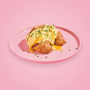 Croissant Benedict at Keik Restaurant Miami